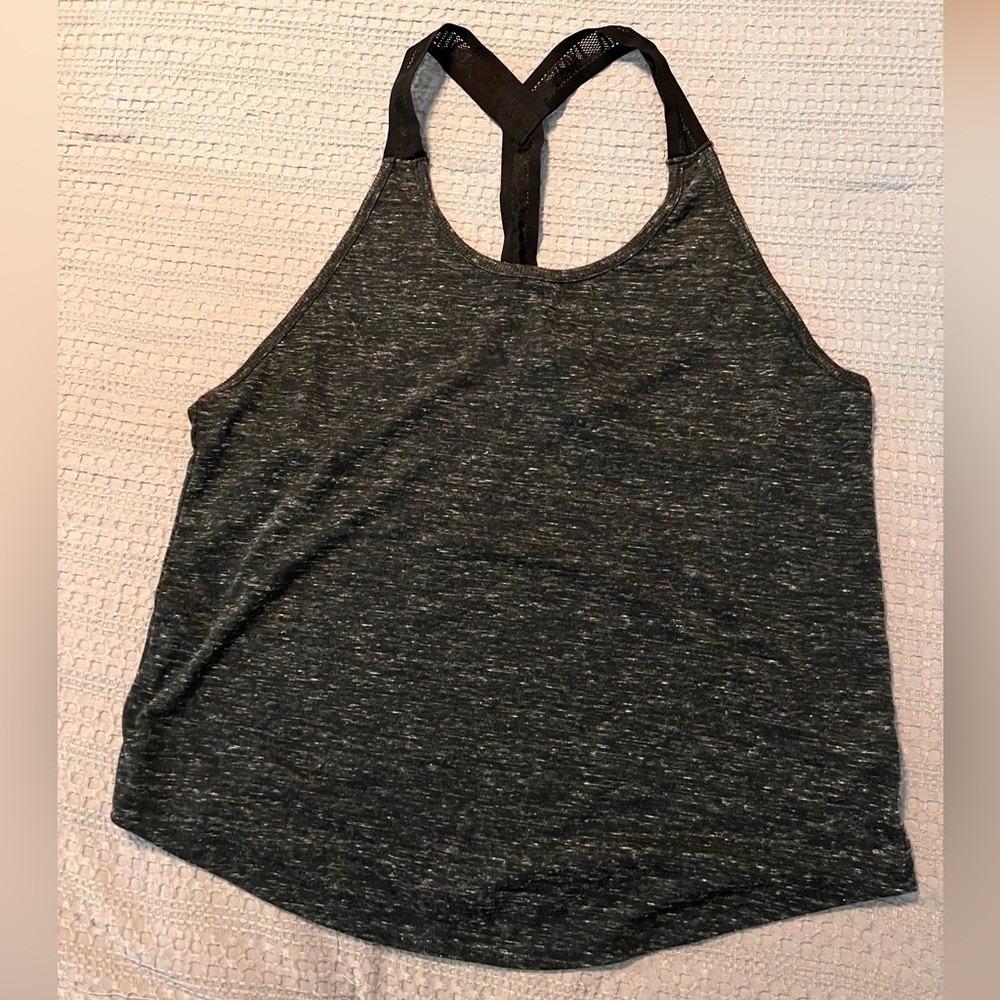 Victoria’s Secret Women's Heathered Black Tank Top #5A